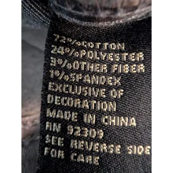 Diane Gilman DG2 Women's LS Gray Stretch Jacket Sunflower Embroidery Size Large - Picture 9 of 9